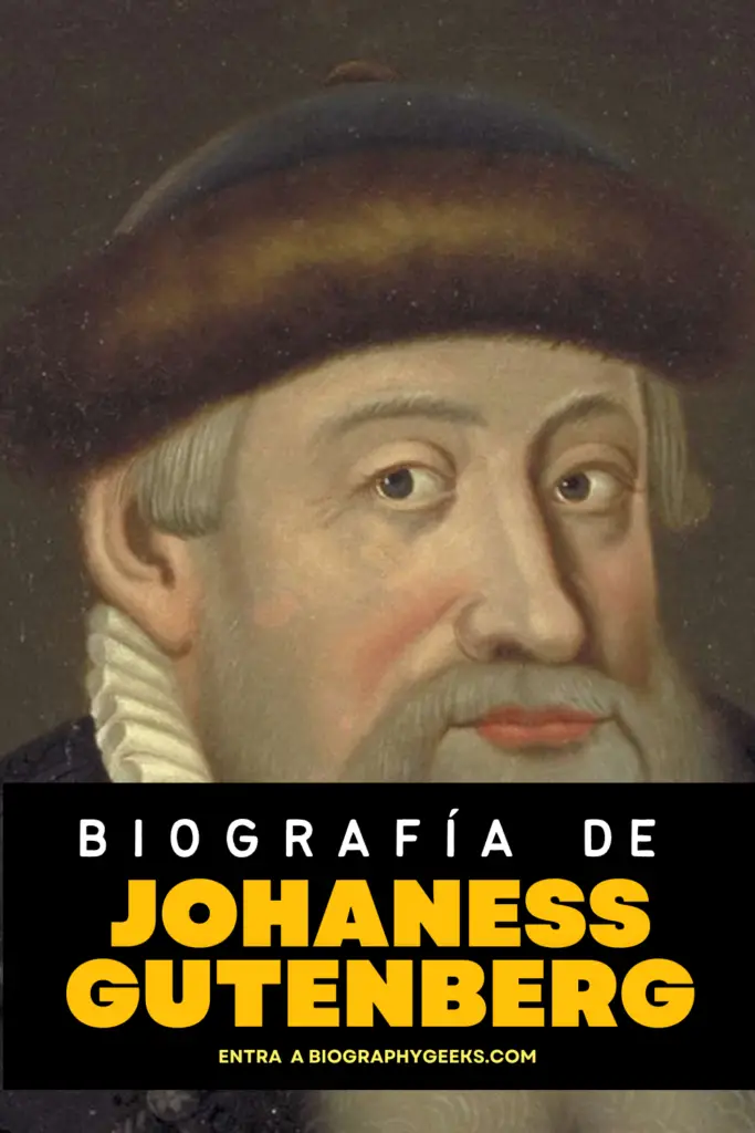 Biografia de Johaness Gutenberg - Conoce la vida del inventor de la imprenta