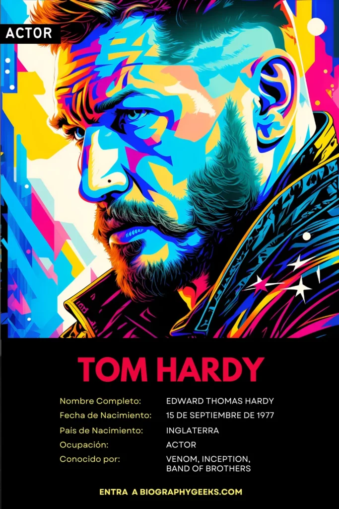 Ficha Biografica de Tom Hardy - Su vida carrera profesional peliculas premios y reconocimientos (2)