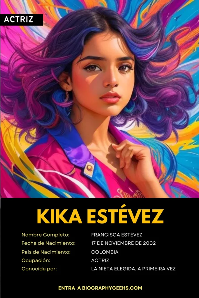 Datos biograficos de Kika Estevez